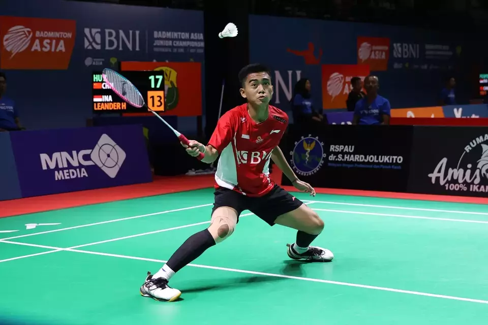 Pebulu tangkis tunggal putra Indonesia Hendry Leander.