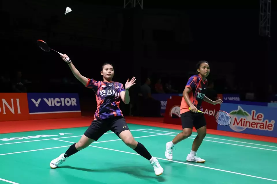 Langkah ganda putri Isyana Syahira Meida/Rinjani Kwinara Nastine terhenti di perempat final turnamen BNI Badminton Asia Junior Championships (BAJC) 2024 di Yogyakarta, Sabtu 6 Juli 2024.